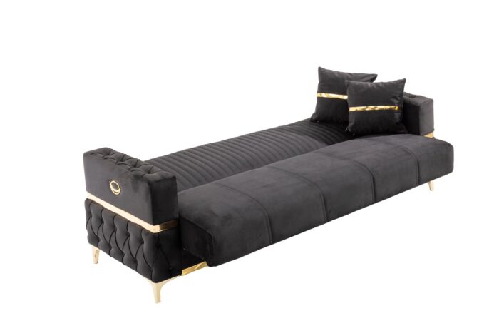Fabric Sofa Bed with Storage